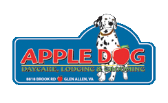 Apple Dog Daycare Logo